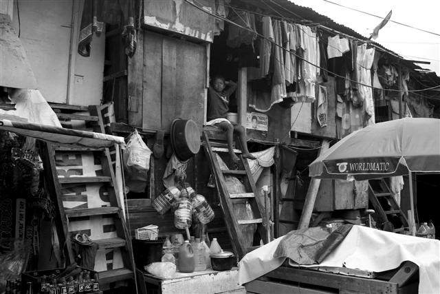Poverty in black and white