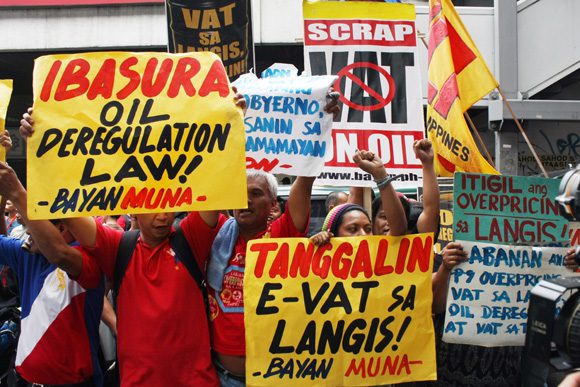 protest vs VAT