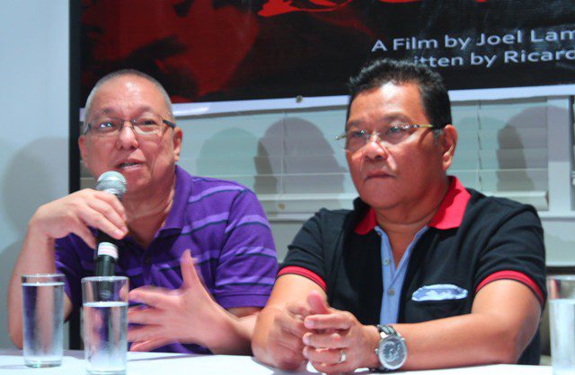 Scriptwriter Ricky Lee and director Joel Lamangan (Photo by Ronalyn V. Olea / Bulatlat.com)