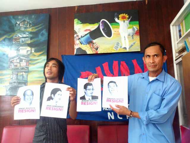 National Museum employees call for resignation of their top officials over unexplained transfer of P331 endowment funds to two private banks. (Photo by J. Ellao / Bulatlat.com)