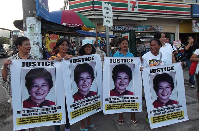 Women demands justice for Tita Mely (Photo by Dennis Espada / Bulatlat.com)