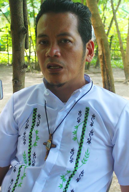 Alberto Ramento III vows to continue the legacy of his father, the late Supreme Bishop Alberto Ramento of the Iglesia Filipina Independiente. (Photo by Ronalyn V. Olea/ Bulatlat.com)