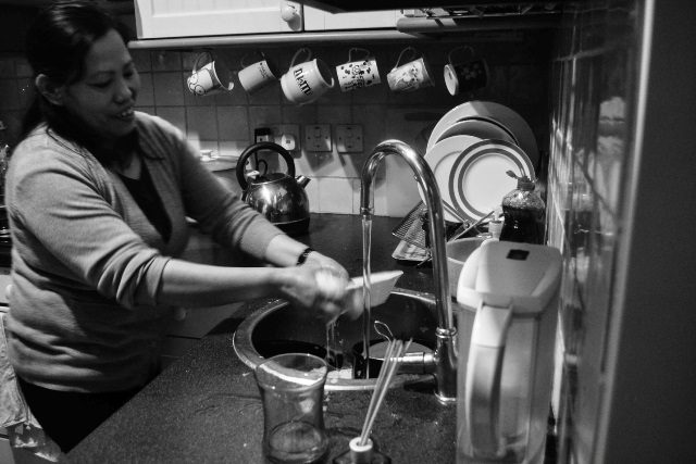 Maribet (not her real name), a victim of human trafficking in the UK, was ‘rescued’ by FWDA. She continues to earn a living in London as a domestic worker. (Photo by Clemente Bautista / Bulatlat.com)