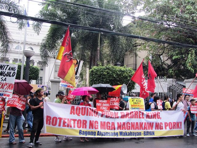 Groups await Supreme Court's decision on Pres. Aquino's motion of reconsideration against SC decision on DAP.