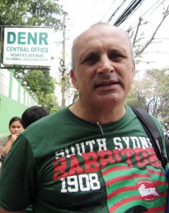 Peter Brock of Action for Peace and Development in the Philippines