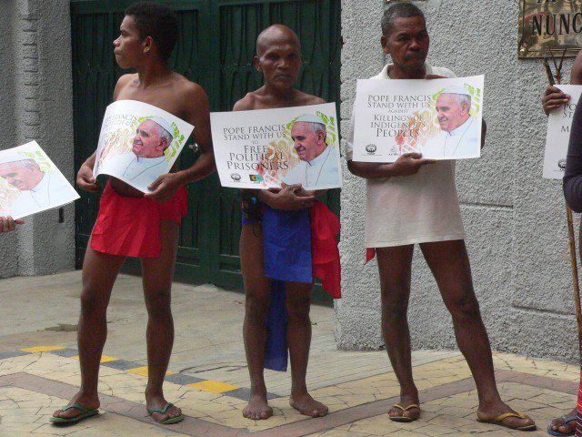 dear Pope IP Aytas in front of papal nunciature