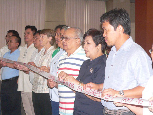 Luz Ilagan NCCP leaders Sister Pat