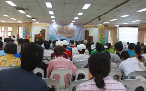 Over 500 farmers and leaders of various sectoral organisations form the Philippine Land Reform Movement, May 28 in UP Diliman. (Photo by Ronalyn V. Olea/ Bulatlat.com)
