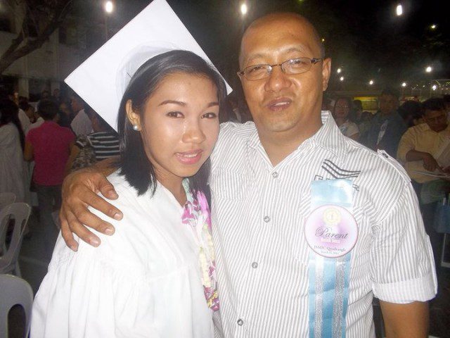 Proud father. (Photo grabbed from Garry Martinez' Facebook post)