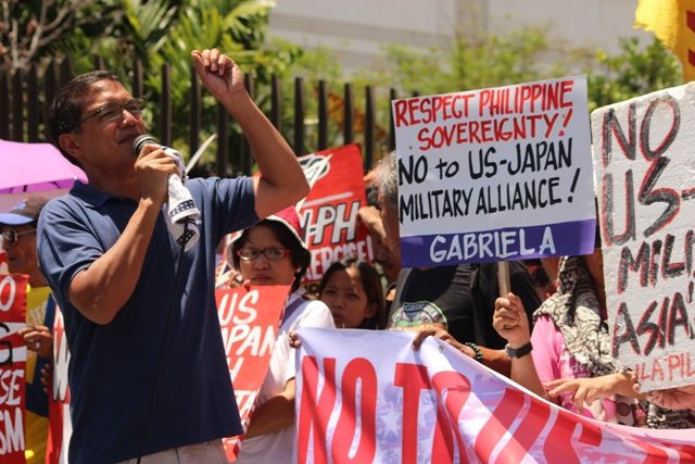 Bayan spokesperson Teddy Casiño (Photo by B.Mallo/Bulatlat.com)