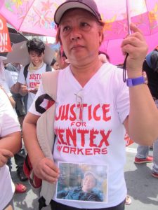 Kentex fire survivor