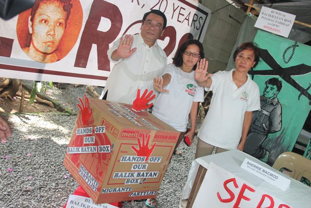 hands off balikbayan boxes