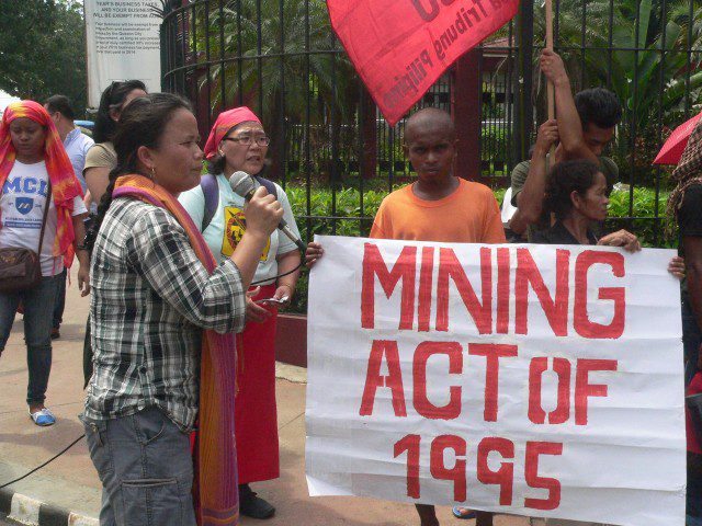 Lilian Fallao of Save Mankayan Movement (Photo by D.Ayroso/Bulatlat.com)