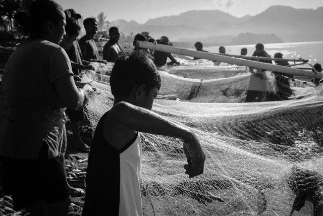 fisherfolk, net, fishing