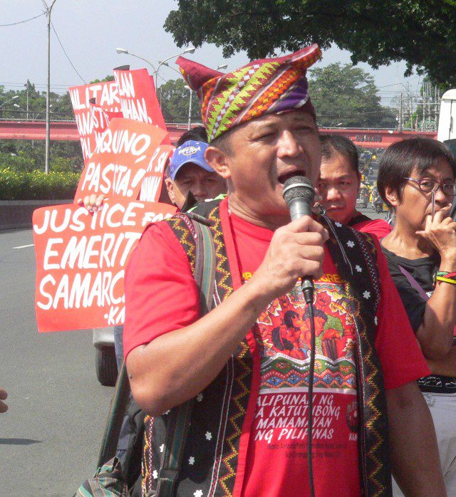 Kalumaran Secretary General Dulphing Ogan (File Photo by D.Ayroso/Bulatlat.com)