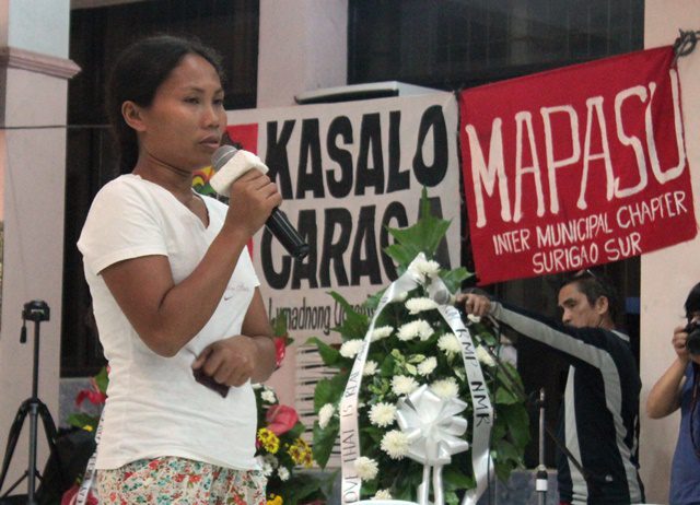 Tata says she eventually understood and supported the advocacy of his father, which was to serve their fellow Lumad people. (Photo by J. Ellao / Bulatlat.com)