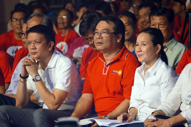 Senators Grace Poe and Francis Escudero endorse Colmenares' bid to senate (Photo by J. Ellao / Bulatlat.com)