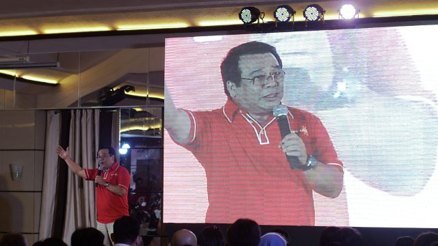 Bayan Muna Partylist Rep. Neri Colmenares accepted the challenge of several people's organizations to run as Senator in the 2016 elections. (Photo by Altermidya)