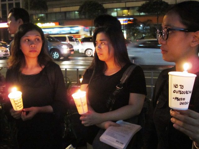 Picture PBCom employees oppose retrenchment
