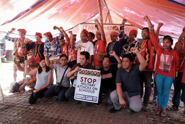Teachers from Manila schools at the Kampuhan (Photo courtesy of Manila Today)