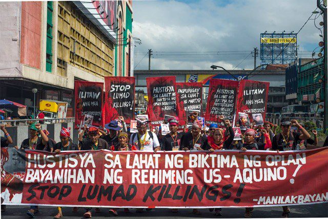 Manilakbayan tribute march in Manila (Photo by Kilab Multimedia)