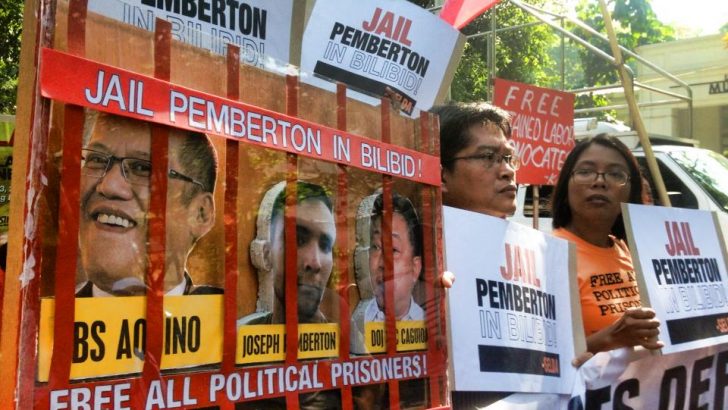 ‘Jail Pemberton, free political prisoners,’ rights groups say