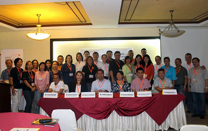 Representatives of different sectors from all over Luzon attend a conference aiming to enhance disaster resilience of communities. (Photo by Ma. Ninez Brozula)
