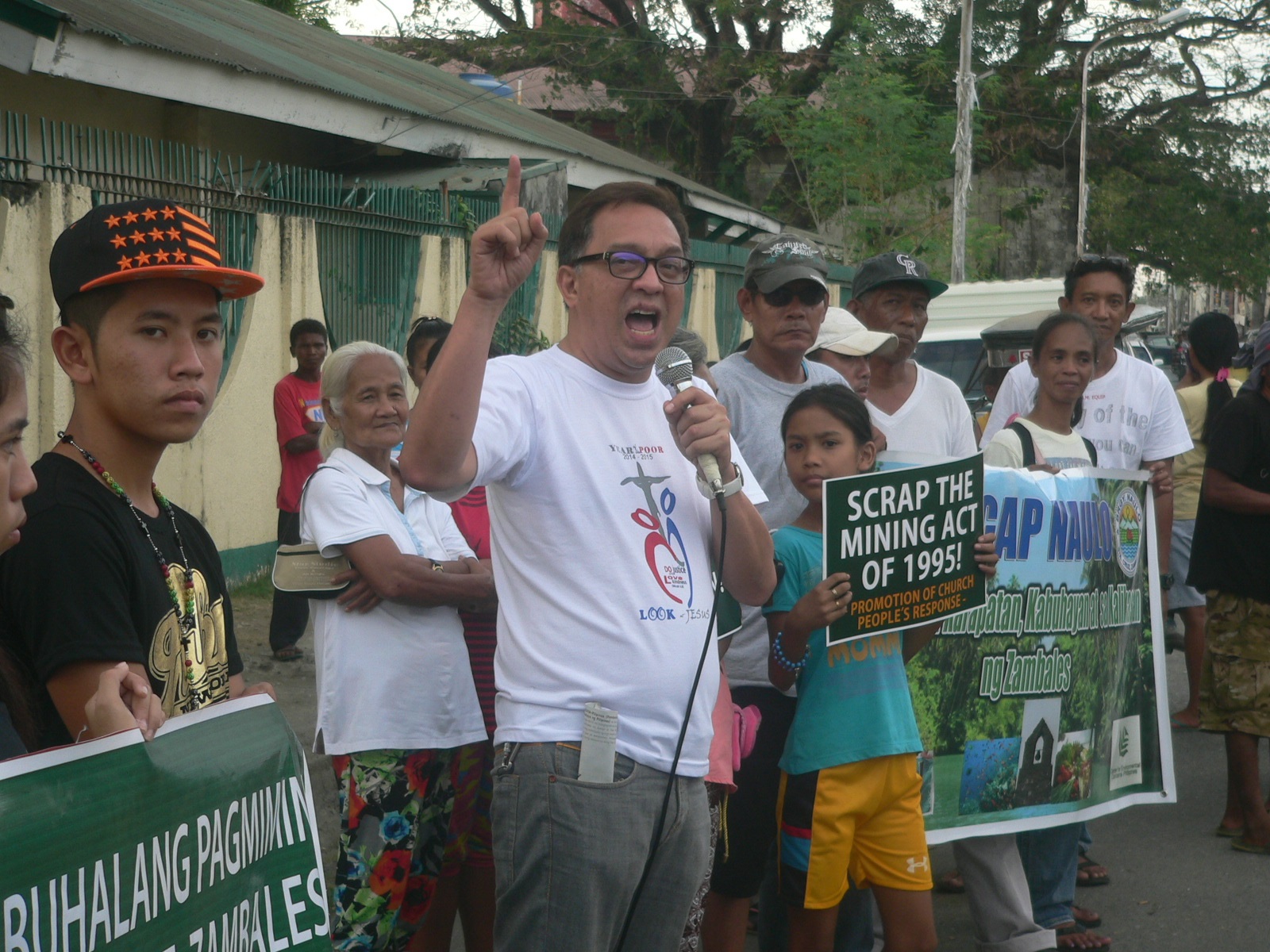 Fr. Noel Montes of St. Michael's Parish say the Diocese of Iba had made a stand for the environment, following Pope Francis's encyclical, Laudato Si. (Photo by D.Ayroso/Bulatlat)