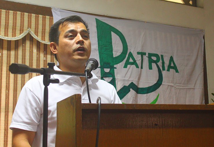 Manila Vice Mayor Isko Moreno, who is running for the Senate, says irrigation services should be free. (Photo by Ronalyn V. Olea / Bulatlat.com)