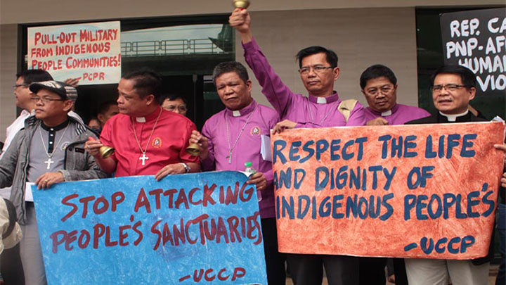 Church harassed for giving sanctuary to Lumad refugees
