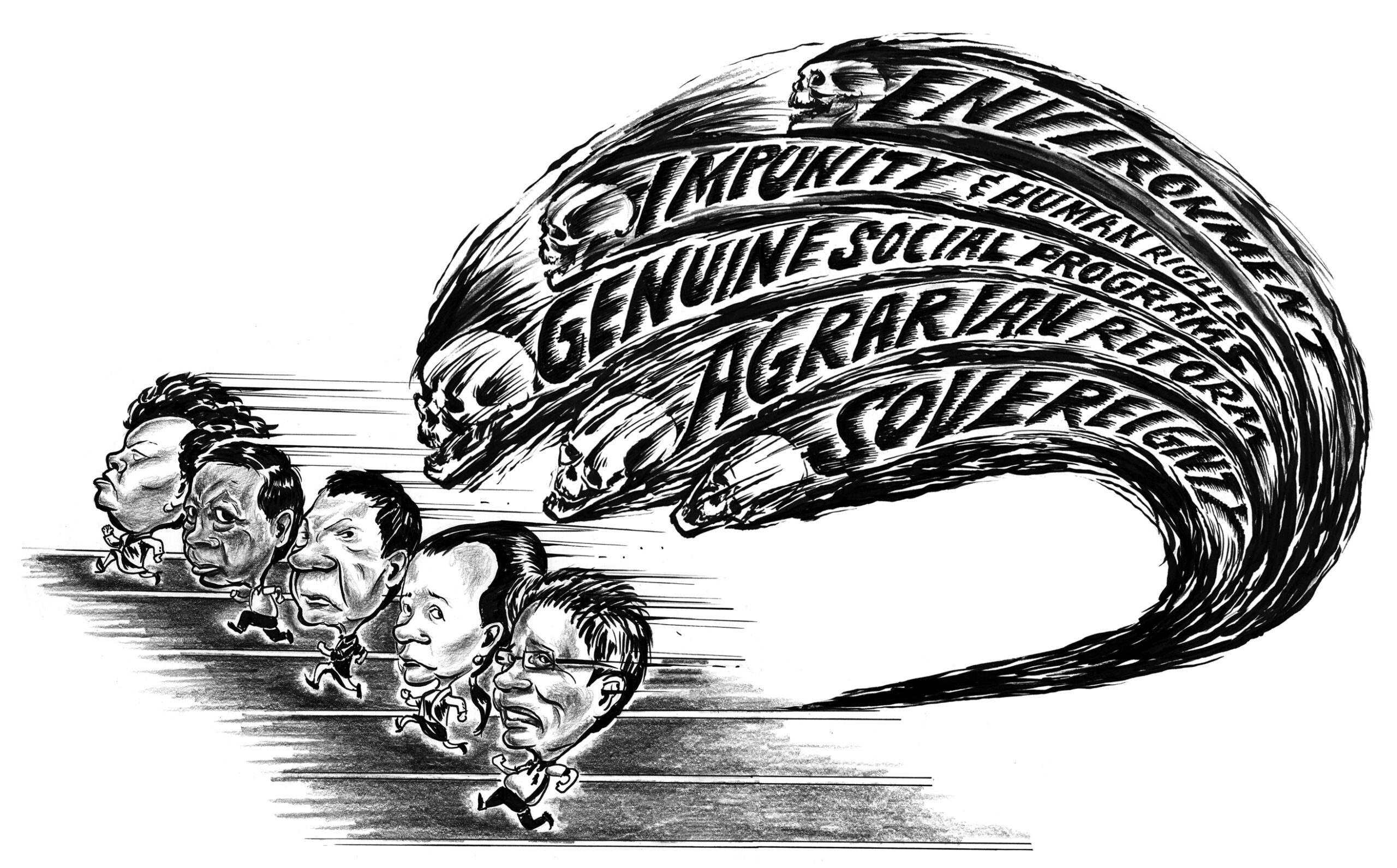 Issues, policies that national candidates would not touch  B&W