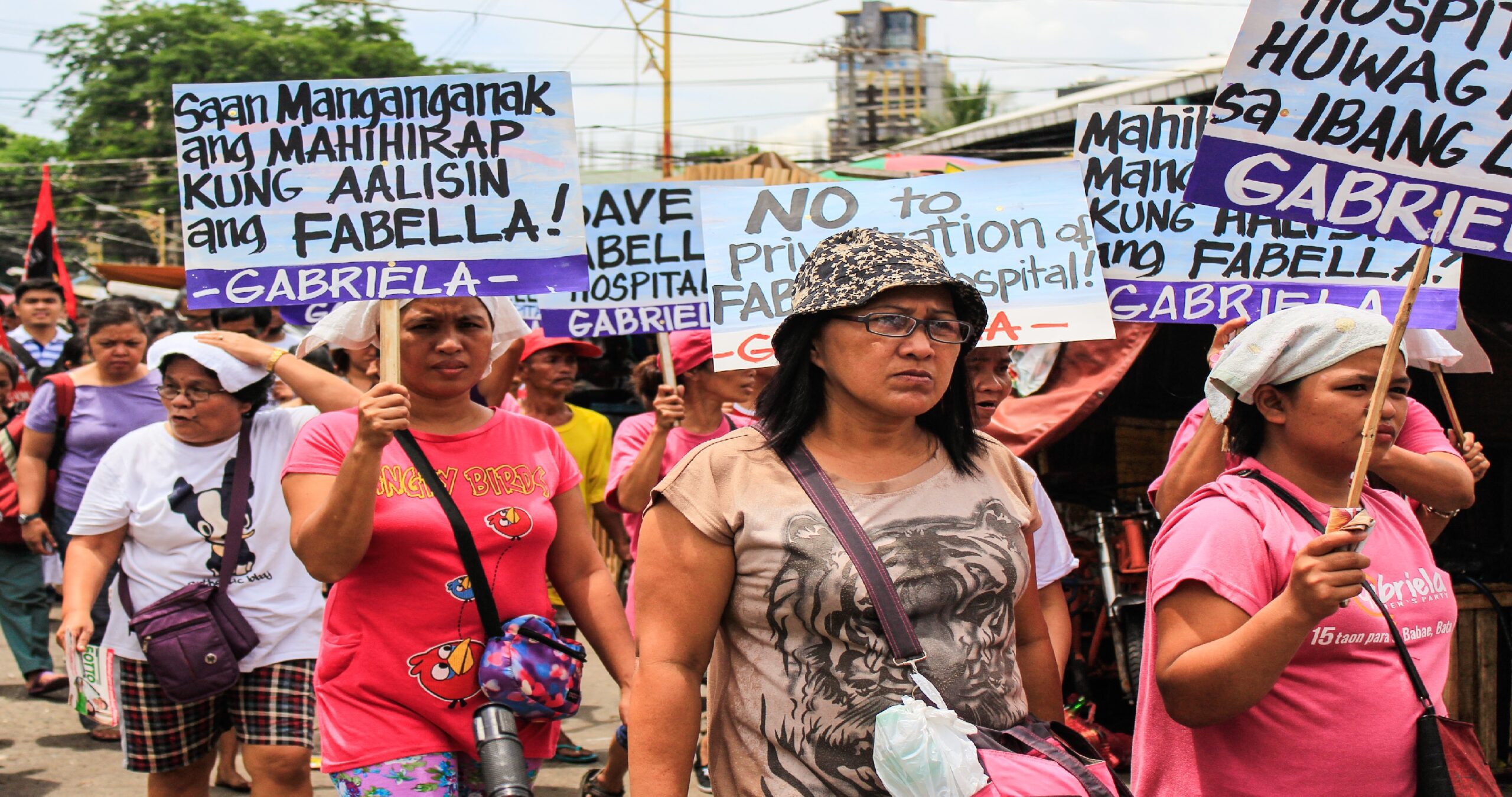fabella women protesters