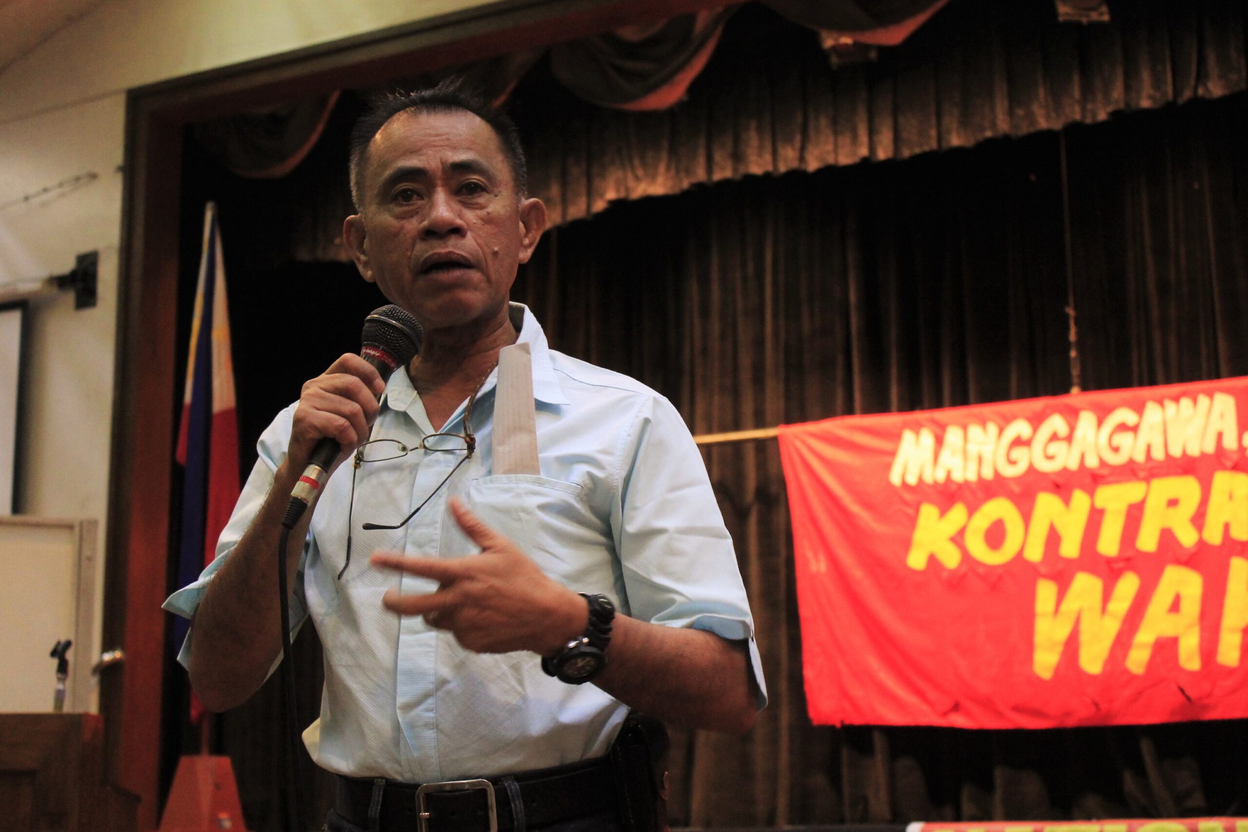 Undersecretary Joel Maglunsod (Photo by Karen Ann Macalalad/Bulatlat)