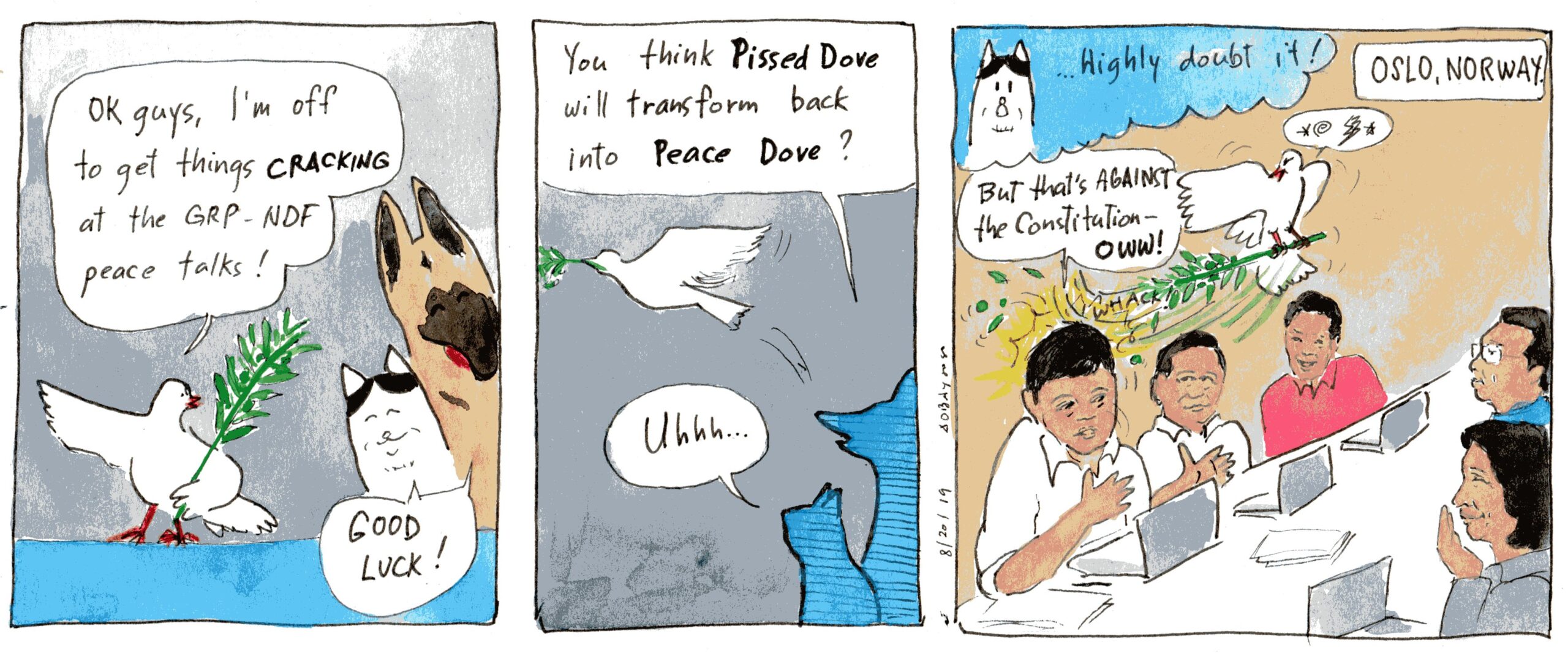 08_22_16 Dove joins peace talks