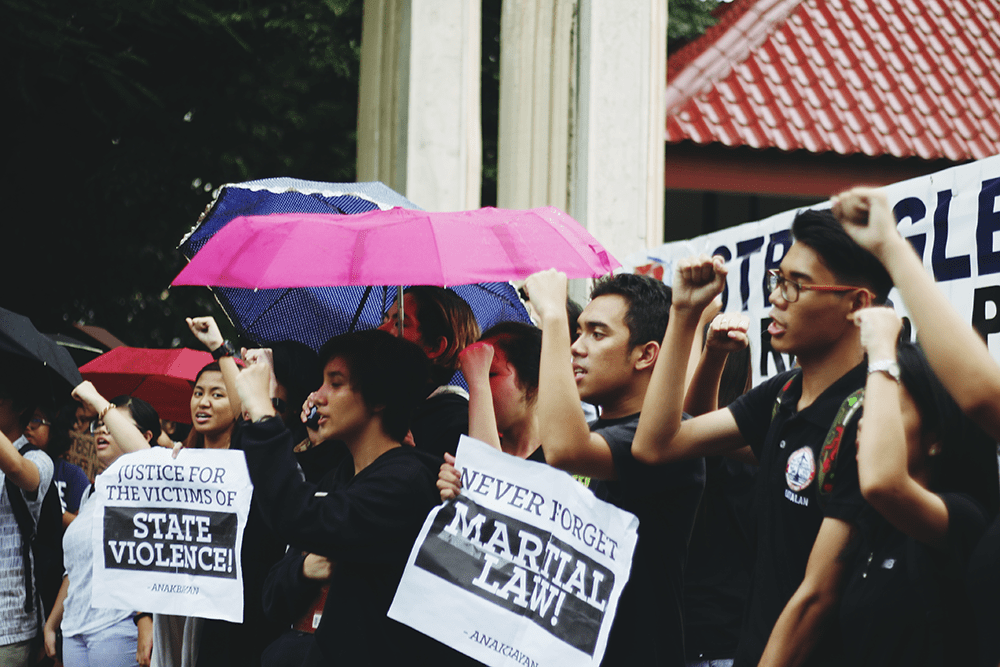 Photo grabbed from Facebook page of Anakbayan-UP Manila.