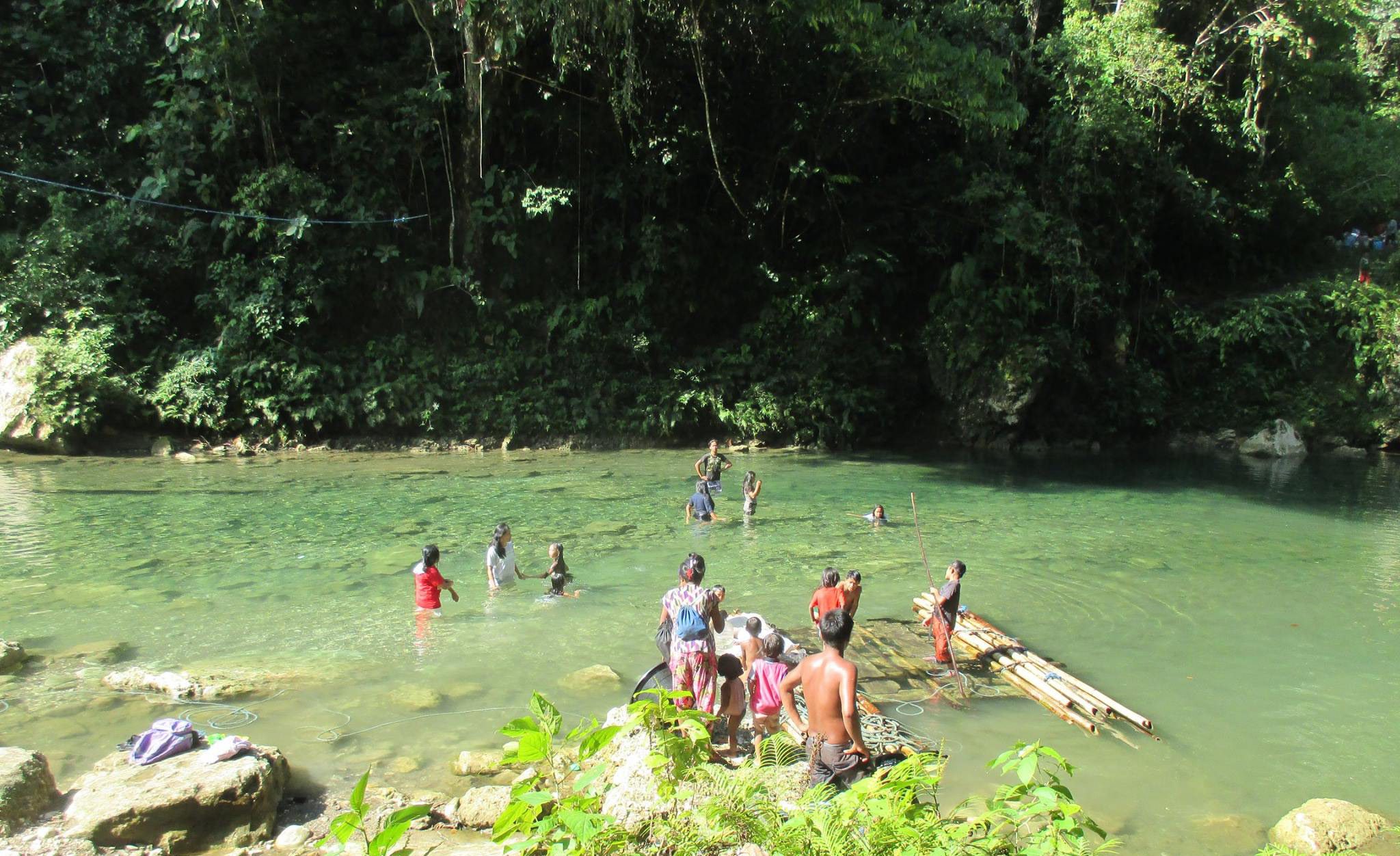 rivers that flow through the Lumad lands were thoroughly missed by its people during the first week of their reclaiming of their ancestral domain. (Photo courtesy of Alcadev)