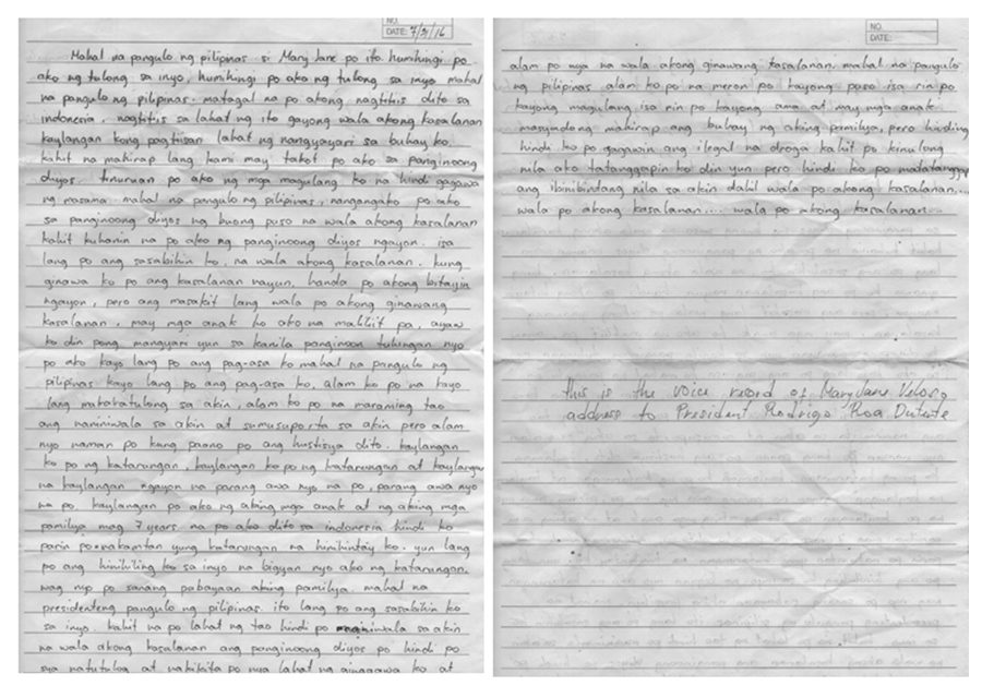 mjv-transcript per maritess-message to d30