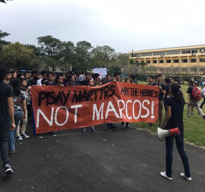Students of PSHS, or "Pisay" march out of their classrooms into the campus grounds (Photo courtesy of Giovanni Tapang)