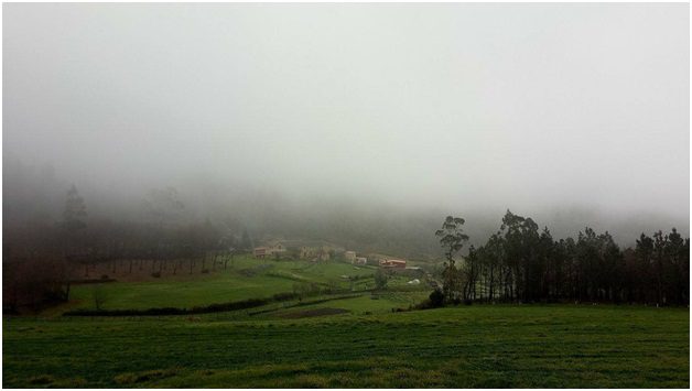 A farming village in Froxan which could be affected by the San Finx Mine once it restarts its commercial operation in Lousame, Galicia. (Photo by Enteng Bautista/Kalikasan PNE)