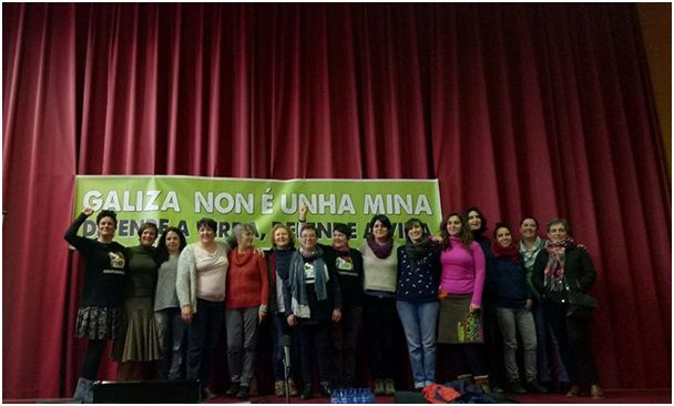 Women from YLNM, ContraminAccion, and local Galician organizations who participated in the Public Meeting about the Impacts of Mining. (Photo by Enteng Bautista/Kalikasan PNE)