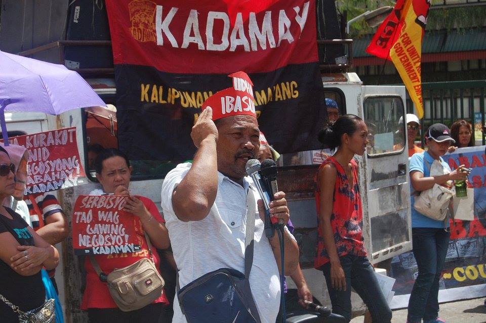 Carlito Badion, Kadamay secretary general said Kadamay will occupy more idle government housing units. (Photo by Arkibong Bayan)