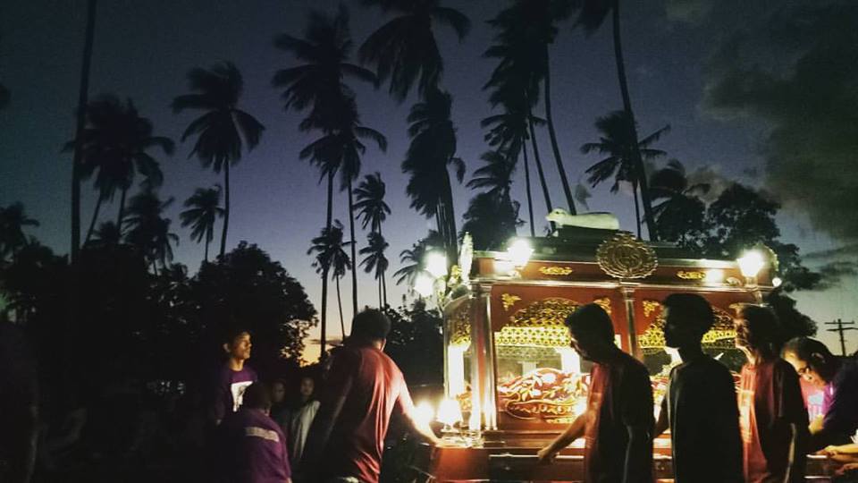 Filipinos inherited many religious tradition from their colonizer Spanish Catholics like the BlackFriday procession which is still very common in rural areas such as in Lobo Batangas.