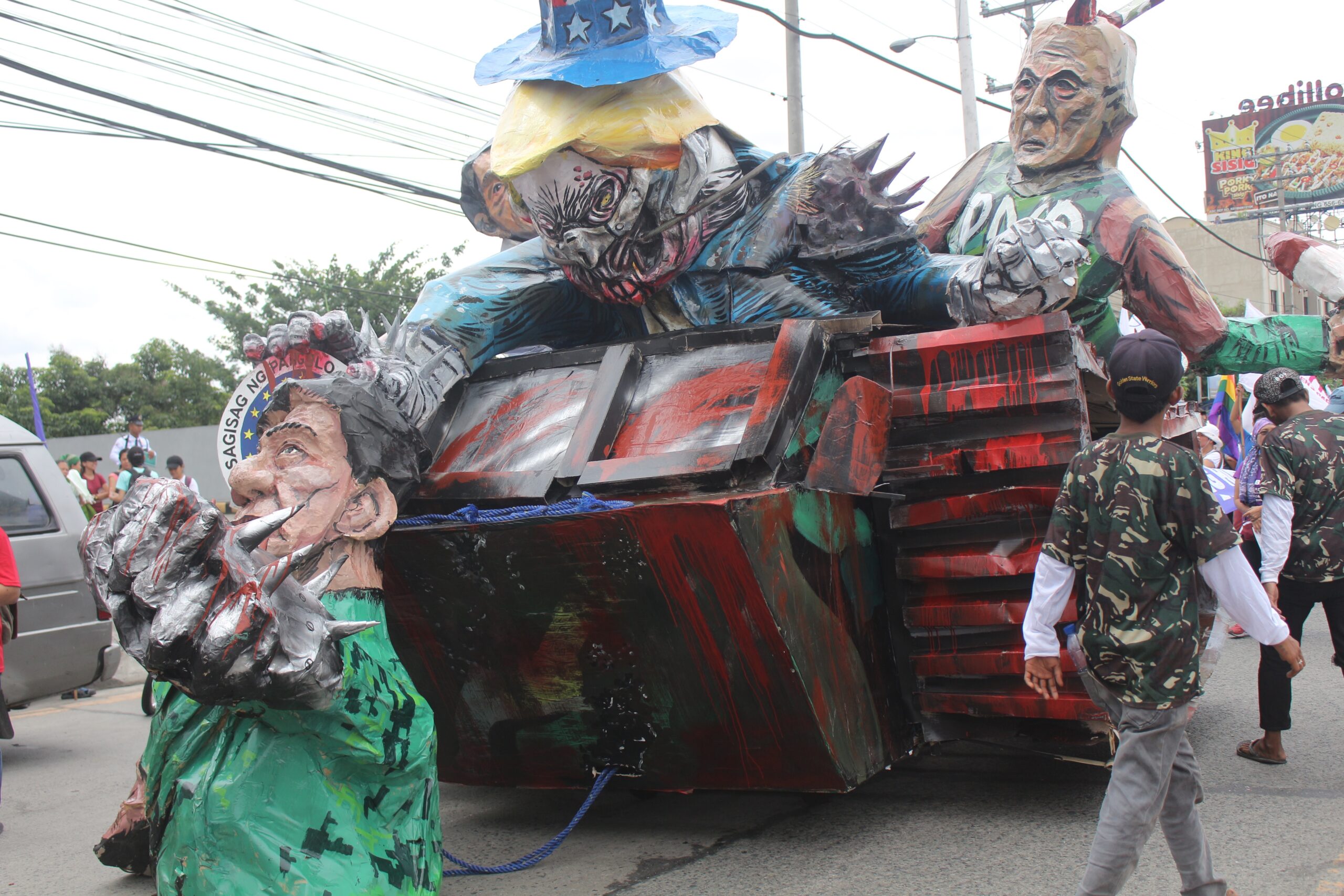 The sona 2017 finished effigy (Photo by Daniel Boone/Bulatlat)