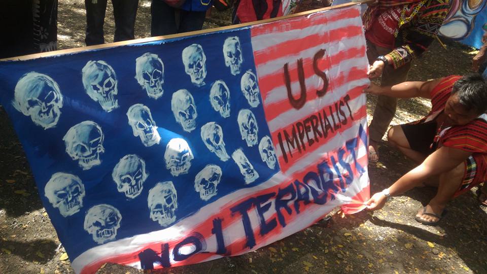 sept10 islamophobia US flag burn 1 by Kathy