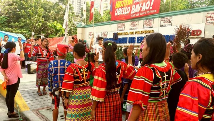 Lumad students ask DepEd to stop attacks on schools