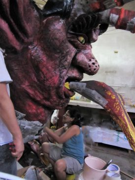 Duterte effigy