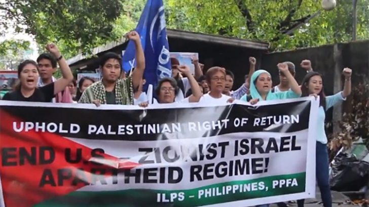 Filipino activists condemn Israel’s massacre of Palestinians