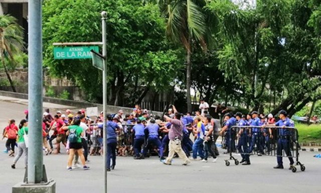 police vs environmentalist