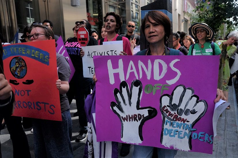 Hands off Rights Defenders