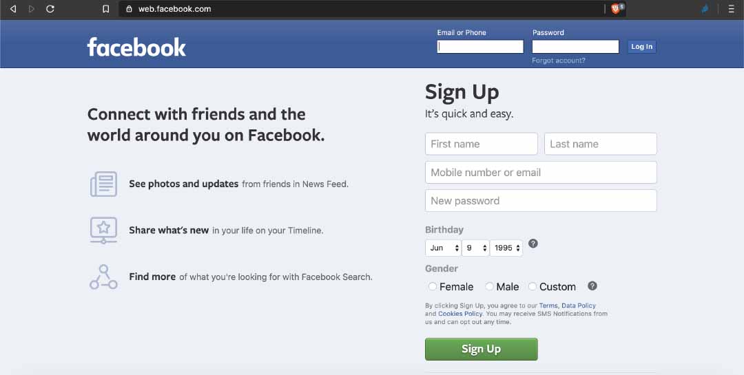 FB screenshot